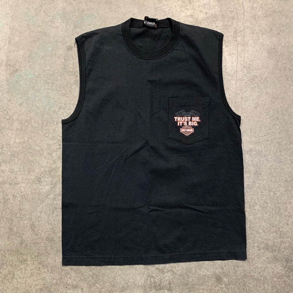 Harley Davidson Las Vegas Biker Muscle Tee Tank Top